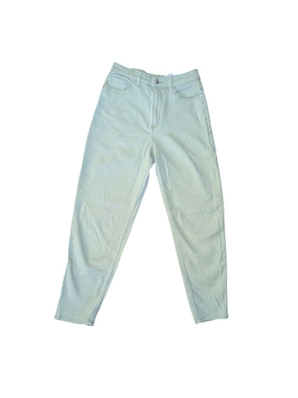 H&M Divided High Waisted Tapered Neutral Pants 4